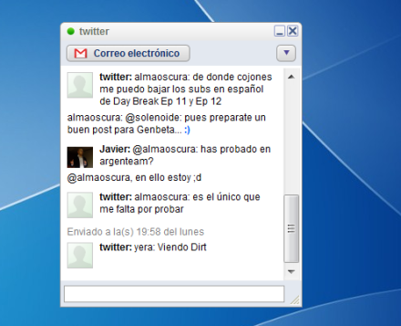 Twitter: usándolo desde Gtalk
