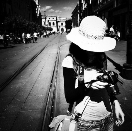 Hat and camera