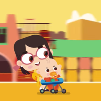 Los hijos que interrumpieron al profesor entrevistado por la BBC tienen su propia serie de dibujos animados