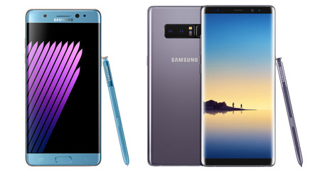 Del Samsung Galaxy Note 7 al Note 8, ¿qué ha cambiado en un año entre ambos modelos?