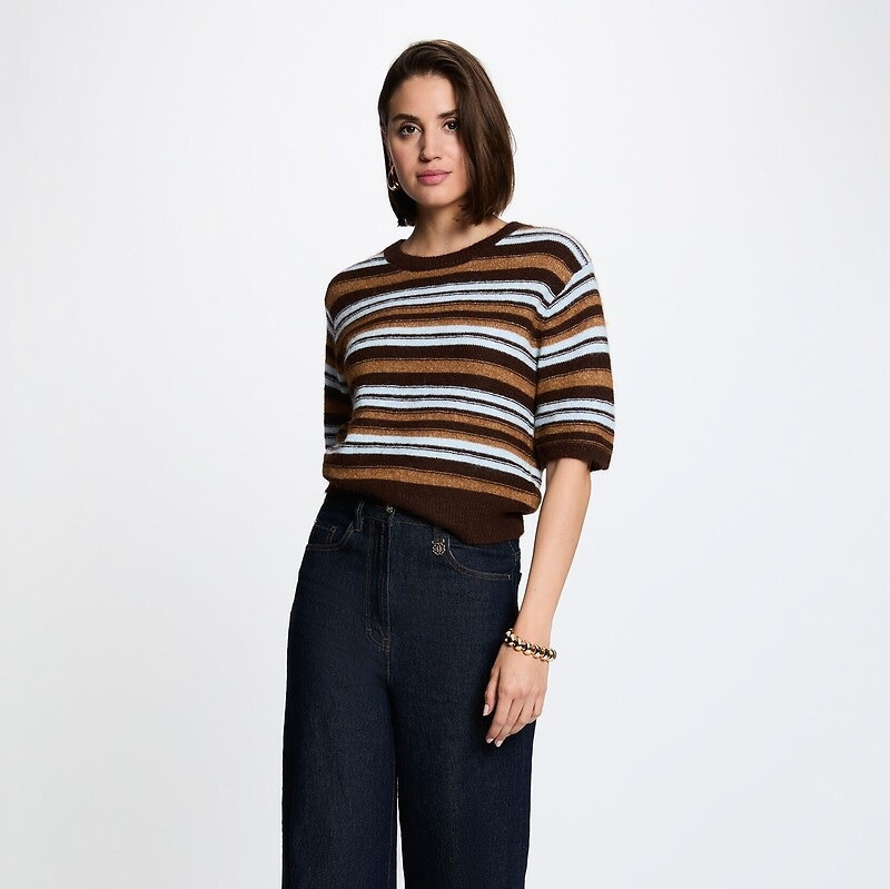 MORGAN
Jersey con cuello redondo de punto fino