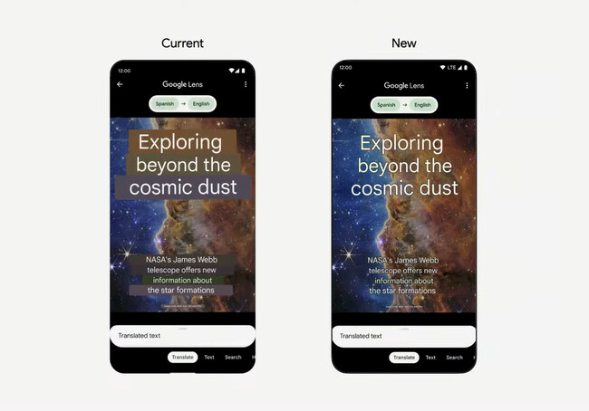 Google Lens Traducir