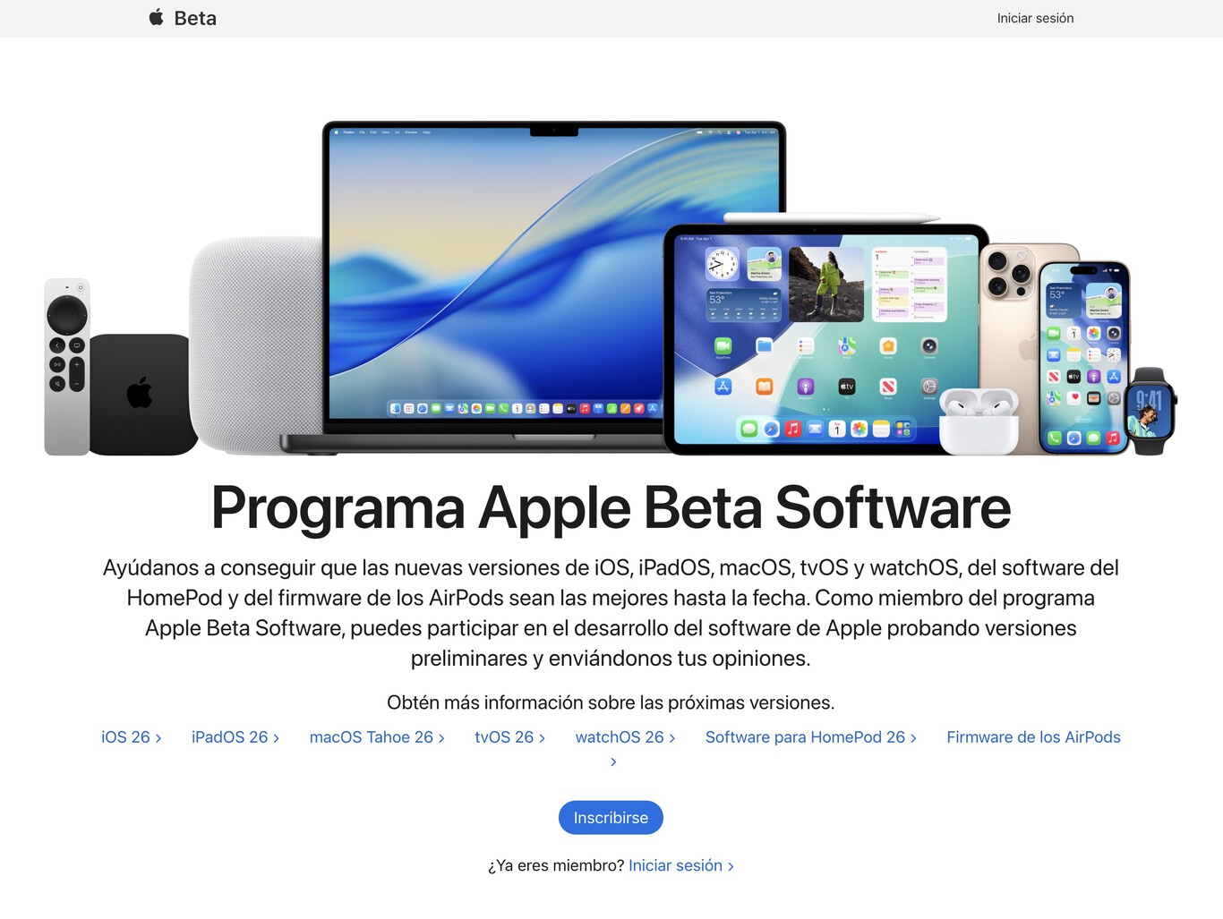 Cómo instalar la beta pública de iOS 26, iPad OS 26 y watchOS 26 en tu ...