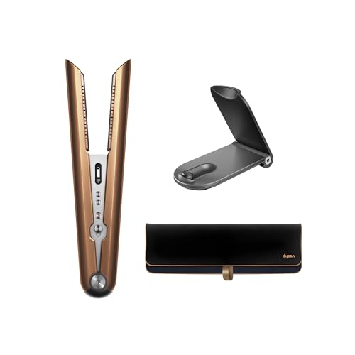 Dyson Corrale™ Plancha de pelo, placas de cobre flexibles para peinar con menos calor, inalámbrica, control inteligente de temperatura