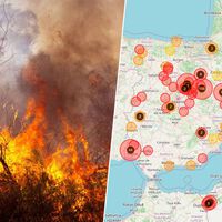 El mapa definitivo para ver desde el móvil todos los incendios que hay activos en España