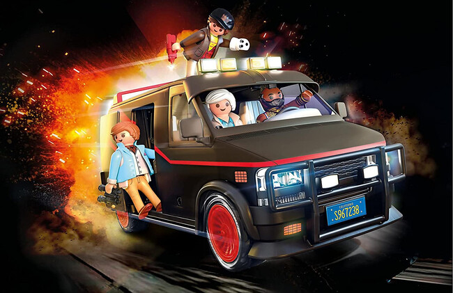 Furgoneta Equipo A de Playmobil oferta de Amazon