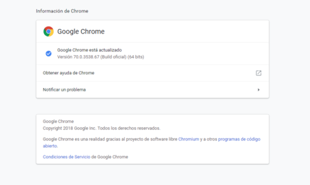 Google Chrome se actualiza a la versión 70 con PWA en Windows y compatibilidad con el códec AV1