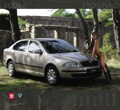 Calendario Skoda Diciembre 2006
