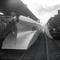 En 1931, un ingeniero alemán construyó un tren con una hélice de avión gigante: batió un récord mundial, pero fracasó por su brillante idea 