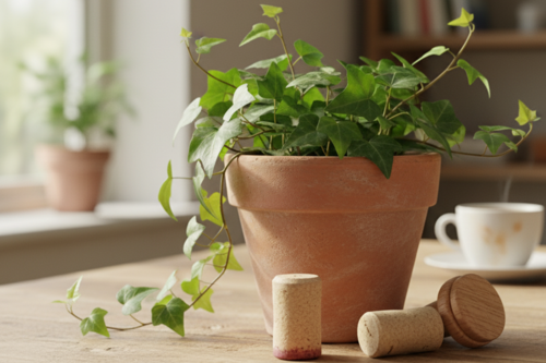 Poner corchos en las plantas