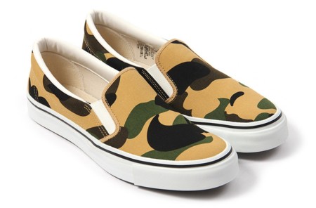 Una slip-on con el primer camo de la mítica BAPE