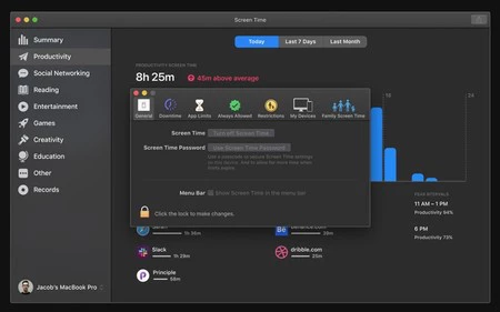 Mac 4の使用時間