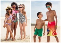 Moda Primavera/Verano 2014 para bebés y niños: trajes de baño low cost para los peques