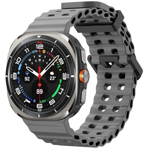 TOPsic Correas para Samsung Galaxy Watch Ultra 47mm Silicona