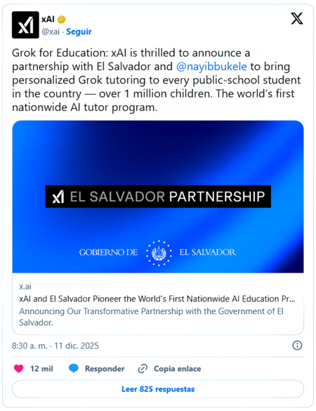 El Salvador Ia Elon Musk Grok