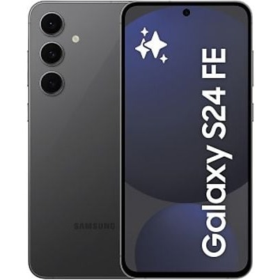 Móvil - Samsung Galaxy S24 FE, Graphite, 256GB, 8GB RAM, 6.7" FHD+, Exynos 2400, 4700mAh, Android 14