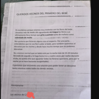 Estimado vecino quejica y sin empatía: sí es normal que un bebé llore cuatro veces por noche