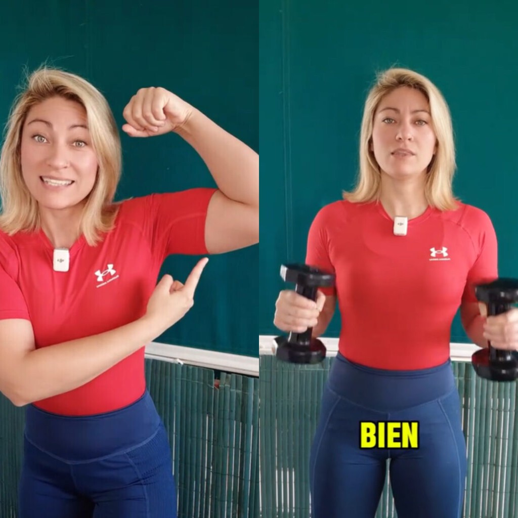 Una fisioterapeuta muestra su rutina para brazos y hombros: “es muy efectiva para aumentar masa muscular, fuerza y eliminar la flacidez”