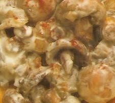Champiñones a la crema