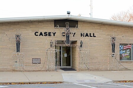 Casey, el pueblo pequeño aficionado por coleccionar las cosas más grandes del mundo
