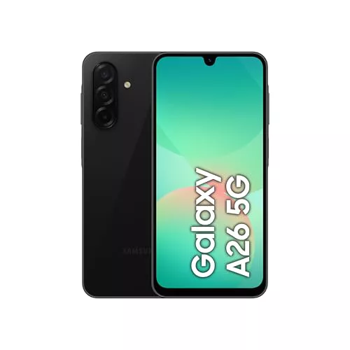 Samsung A266 Galaxy A26 (Double Sim - 6.7'' - 128 Go, 6 Go RAM - Non EU, Garantie 2 ANS par HEM) Noir