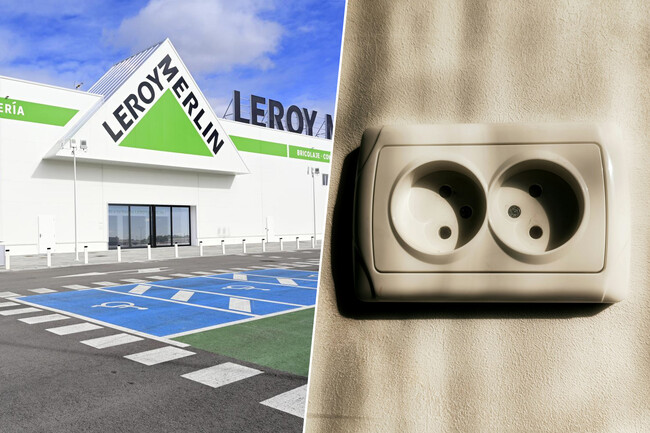 Leroy Enchufe Doble Portada