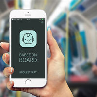 Porque parecen invisibles: Babee on Board te avisa si una embarazada necesita asiento