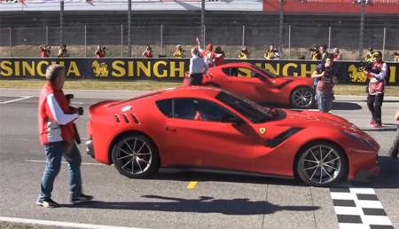 Así se estrenó el Ferrari F12tdf en Mugello (vídeo)