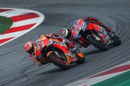 Marc Marquez Jorge Lorenzo Gp Austria Motogp 2018 2