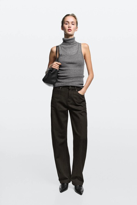Vaqueros Marrones Color Cafe Elegantes Bonitos Zara Mango Massimo Dutti Oficina Tendencia Invierno 2026