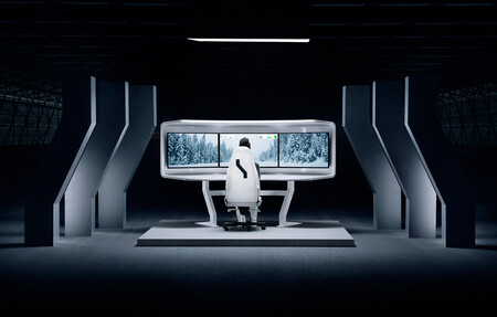 Centro control operador camión autónomo