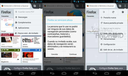 Firefox 25 para Android