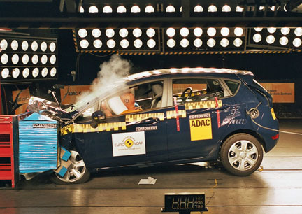 Ford Fiesta - EuroNCAP frontal