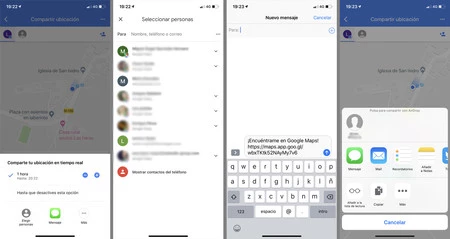 Google Maps Compartir Ios