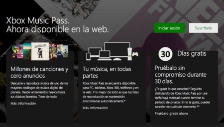 Microsoft lanza la versión web de Xbox Music