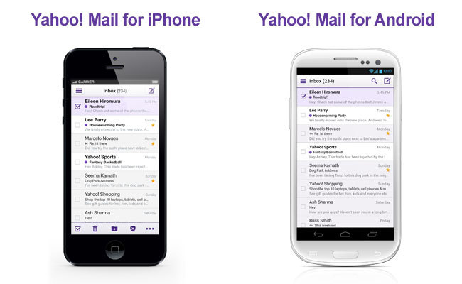 Nuevo Yahoo! Mail, iPhone y Android