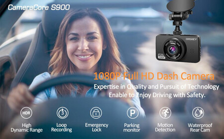 Dashcam y cámara trasera para el coche, de oferta en Amazon