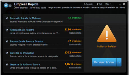 Advanced SystemCare con Antivirus 2013, protección y optimización del sistema