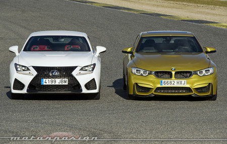 BMW M4 vs Lexus RC F Motorpasion 21 1000