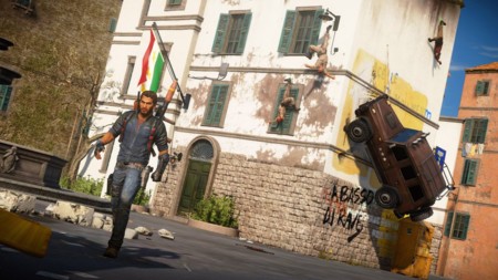 Imagen de la semana: sembrando el caos total en Just Cause 3 sin pulsar ningún botón