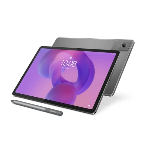 Lenovo Idea Tab - Tablet 11" 2.5K (MediaTak Dimensity 6300, 8 GB RAM, 128 GB UFS, 90 Hz, 4 speakers, Wi-Fi 5, Bluetooth 5.2, Android 15) Gray Color-Includes Pen Pen Pen