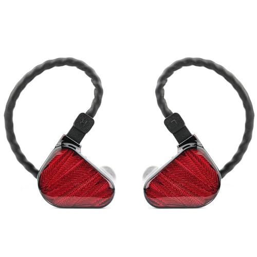 TRUTHEAR x Crinacle Zero: Red Controladores dinámicos duales en Auriculares para los oídos con 0.78 2pin Cable