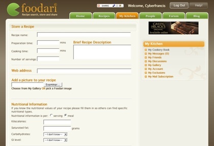 Foodari, nuestro recetario online