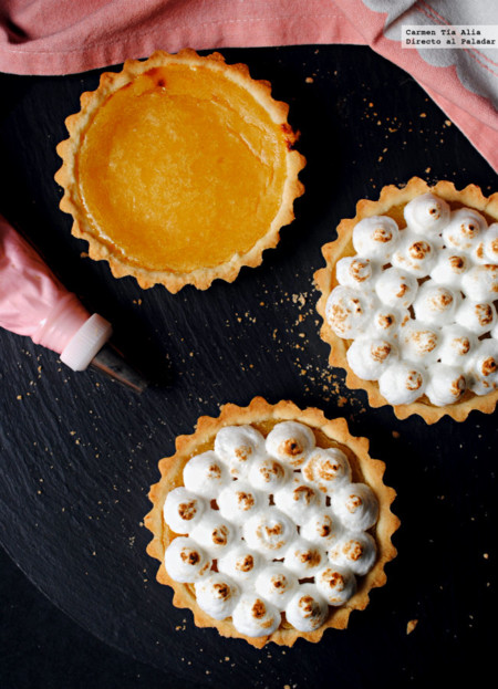 Tartaletas de limón y merengue. Receta sin gluten