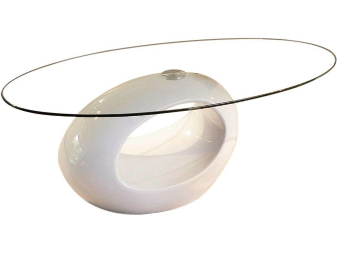 Mesa Centro HABITAT Y JARDÍN Jeny (Blanco - Mdf - 115 x 65 x 40 cm)