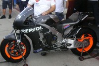 Estreno de la Honda RC212V 2008 en Cheste