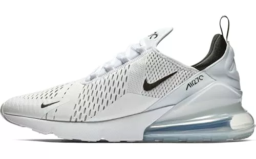 Nike Air Max 270 - Zapatillas de Deporte, Hombre, Blanco (White/Black/White 100), 42 EU