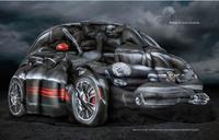 Fiat 500 Abarth Cabrio y su asombroso comercial "Body Paint" 
