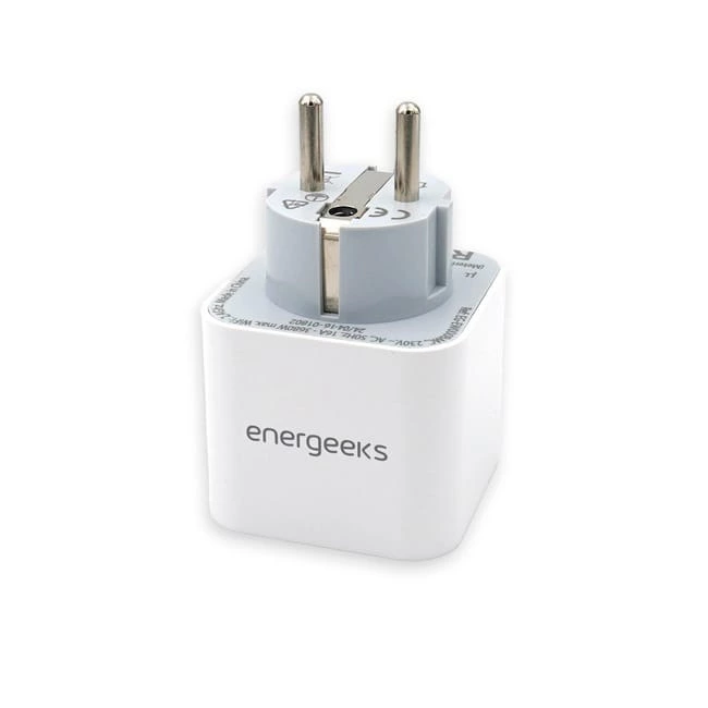 Enchufe Wifi 16A con medidor de consumo y programable ENERGEEKS