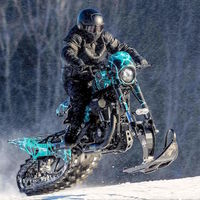 De Sportster a dragster de nieve, mira cómo este engendro está dispuesto a salvar vidas en la montaña